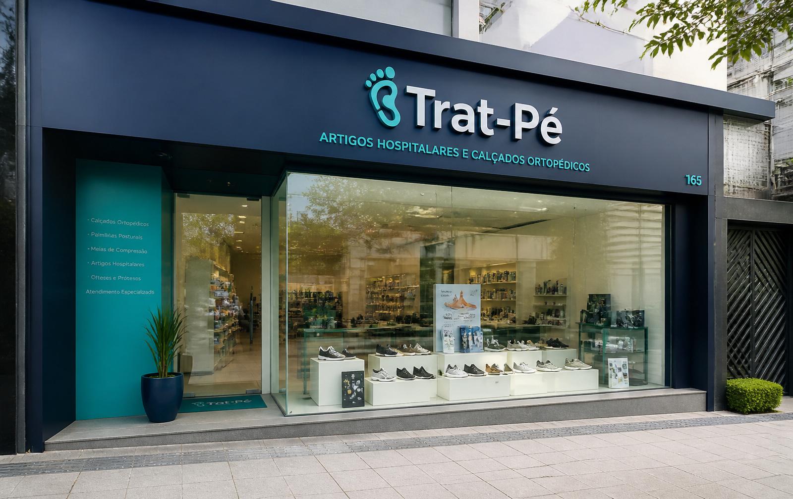 Fachada da loja Trat-pé na Av. Jabaquara, 1411, São Paulo